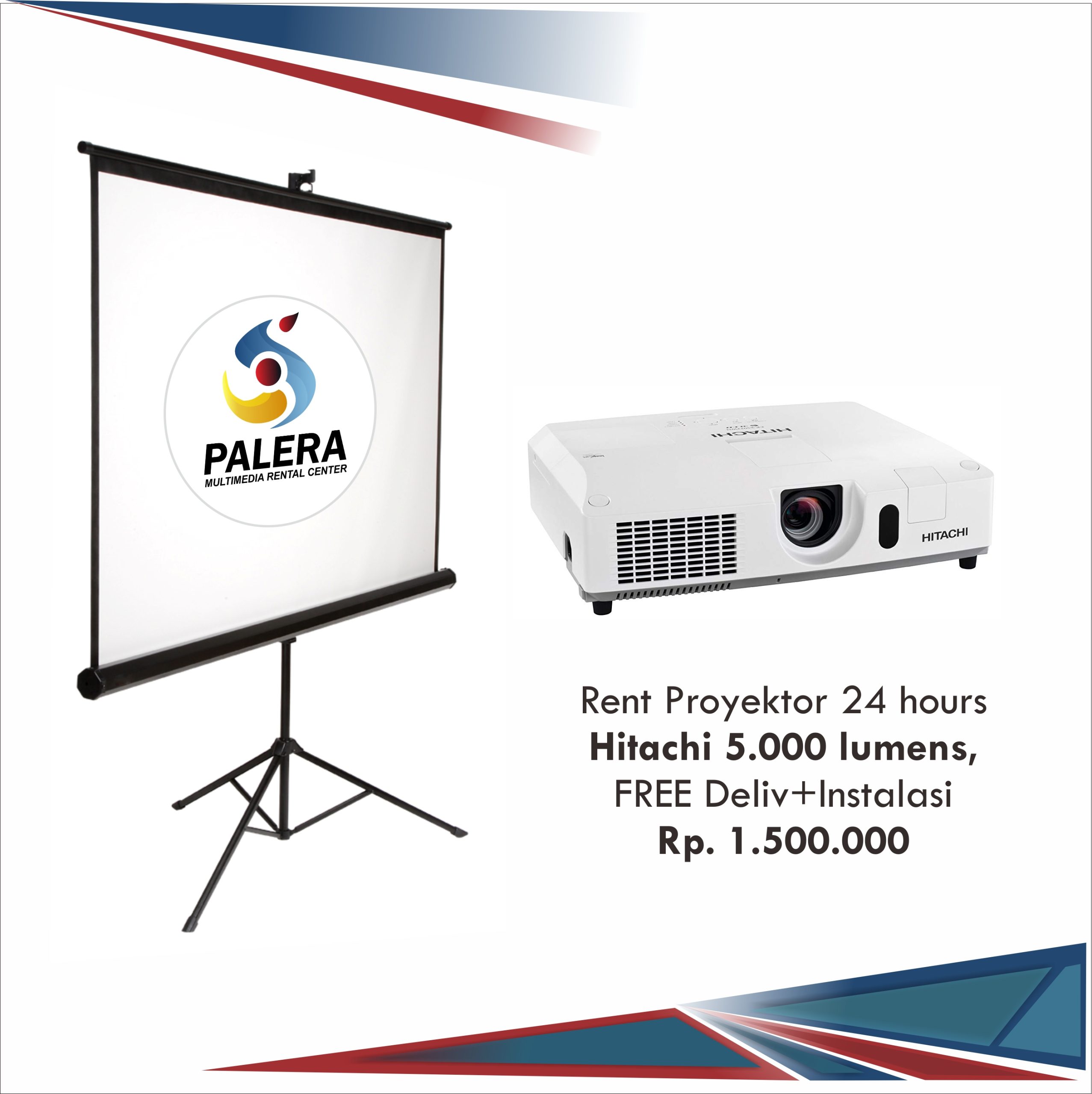 Panduan instalasi screen proyektor