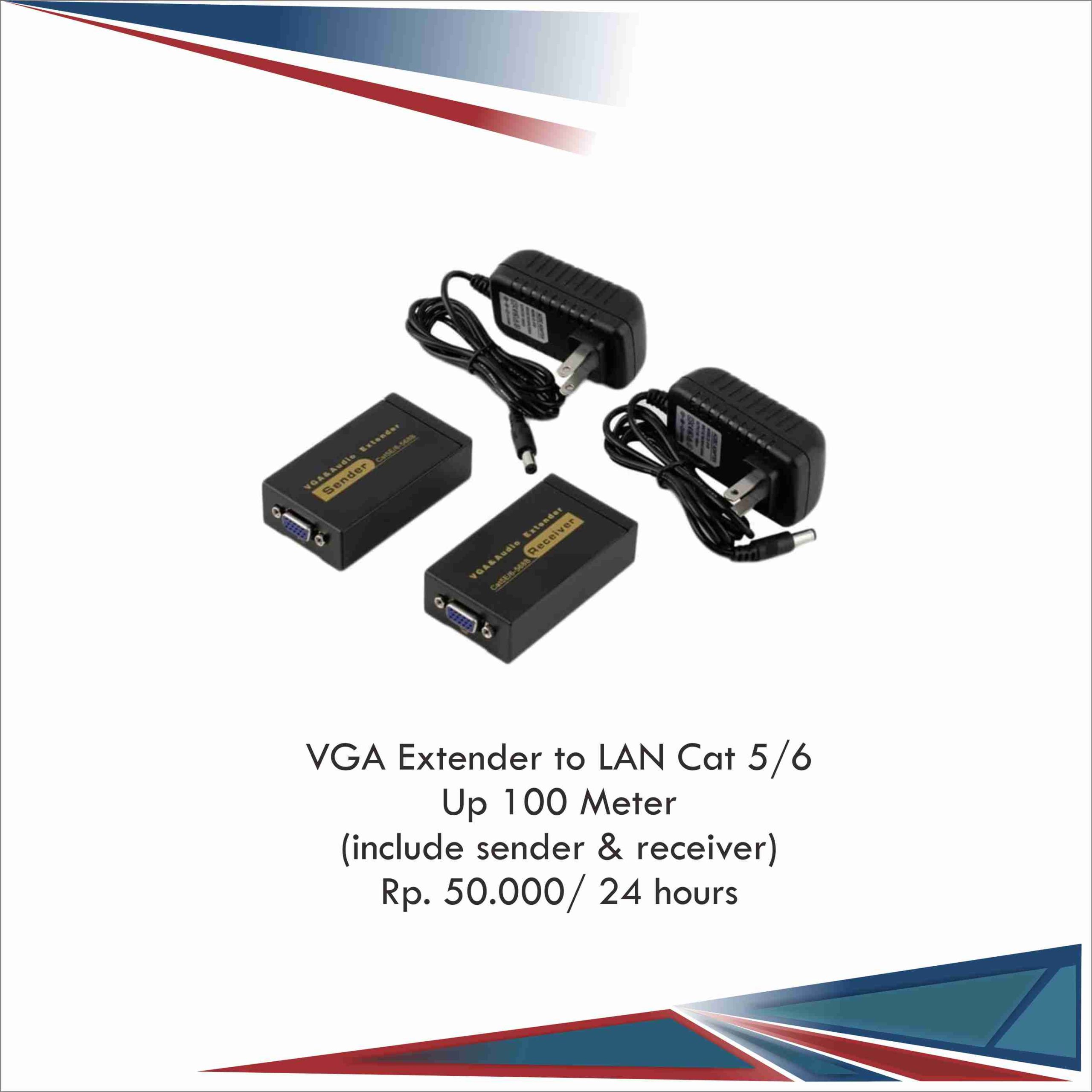 Sewa konverter HDMI to LAN untuk event